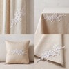 Guipure Lace Applique 4Pcs Sew-On Mirrored Pairs Wedding Gown