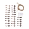 25pcs Bottle Opener Retro Metal Key Bottle Opener with Tag
