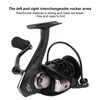 Spinning Reel 13+1 Bearings 5.0:1 Gear Ratio Left Right Interchangeable