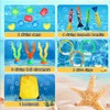 VEYLIN Swimming Pool Toys, 19pcs Diving Toys Toypedo Bandits Diving