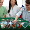 Felt Card Table Game Cover 36.2 Inch Round Tablecloth Poker