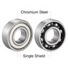 sourcing map 2 Pcs 6202Z Deep Groove Ball Bearing Single