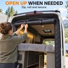 RV Rear Door Insulated Thermal Screen Cover for Ram ProMaster,