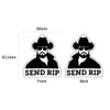 Send Rip Car Air Freshener, Black and White Design, 92.5