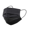 FFG 10-200 FFG Black Disposable Face Masks 3 Ply Non
