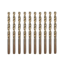 Generic 1-10MM 10 PCS MICRO HSS PRO TITANIUM COATED COBALT JOBBER STAINLESS STEEL DRILL BITS SET METAL WOOD PLASTIC UK (5mm)