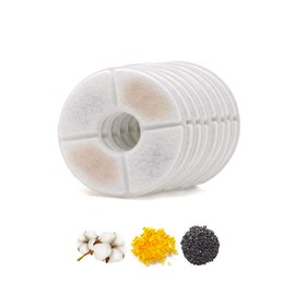 Bonbellong Water Fountain Filter Cat Filter for Cat Cat Fountain Replacement Filter for Fountain Animals with Resin and Activated Carbon 8 Pieces