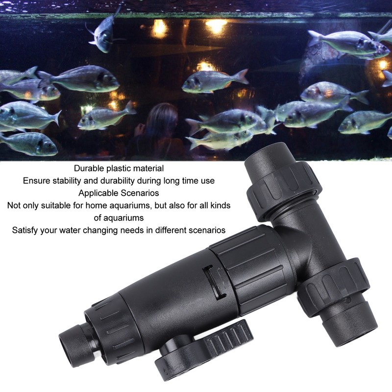 Aquarium Water Change Valve Stable 3 Way Water Flow Control