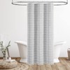 BTTN 78 Inch Long Shower Curtain - Boho Farmhouse Linen