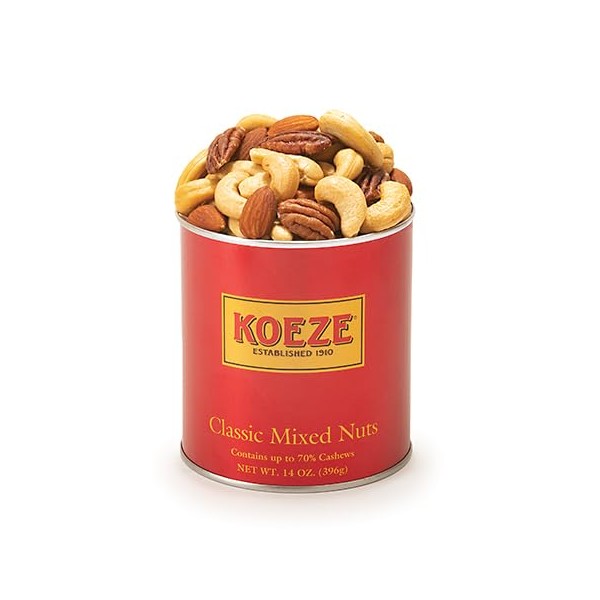 Koeze Classic Mixed Nuts - 14 oz. Gift Tin