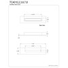 Kingston Brass TC4012 Made to Match Bathtub Overflow Hole Cover,