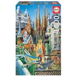 Educa Gaudi Collage Miniature Puzzle (1000 Piece)