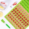SENHAI 2 Packs Square Silicone Mold, 126 Cavity Flexible and