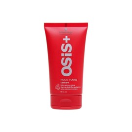 Schwarzkopf - OSiS+ Rock Hard Gel De Fijación Extrema 150ml Resistente al Agua, Sin Residuos, Brillo Intenso y Protección Térmica