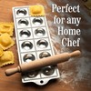 Ravioli Mold - Pasta Cutter Makes 12 Round 2” Raviolis
