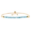 InfinityGemsArt Blue Larimar Bracelets For Women Natural Birthstone Jewelry Micro