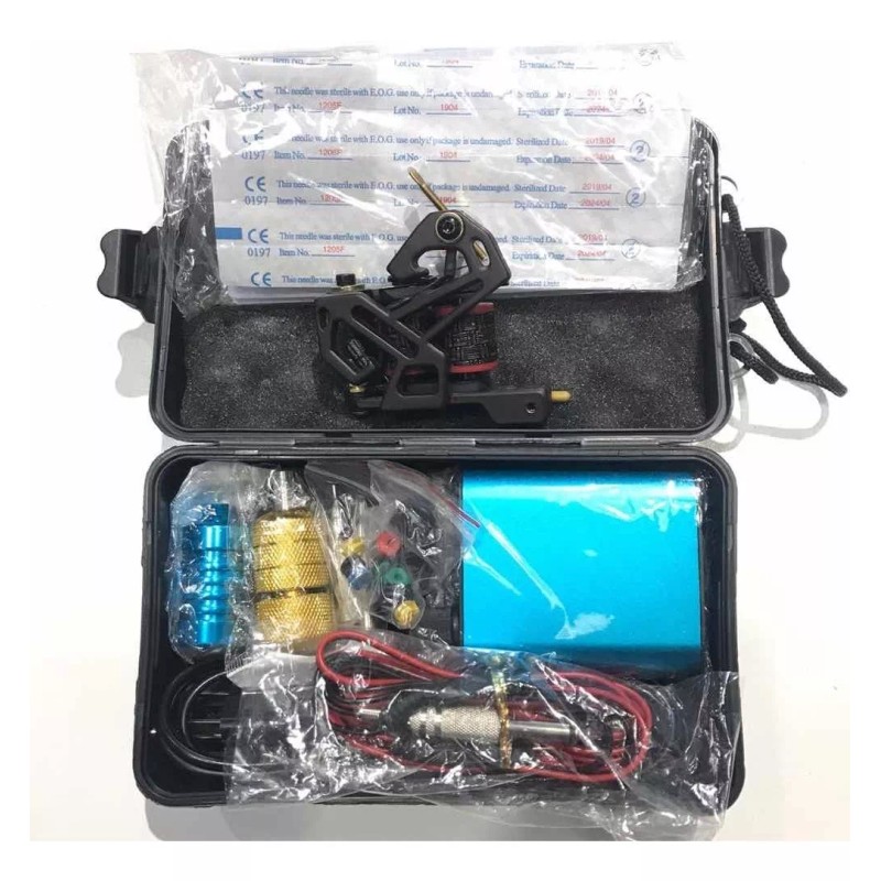 Ninguna Kit Para Tatuar, Máquina, Fuente, Grip, Agujas Principiante