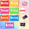 7 Pcs Days of The Week Magnets Magnetic Week Labels