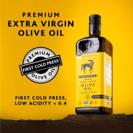 Terra Delyssa Extra Virgin Olive Oil, 34 fl oz Glass & Organic Extra Virgin Oil - Extra Virgin Oil