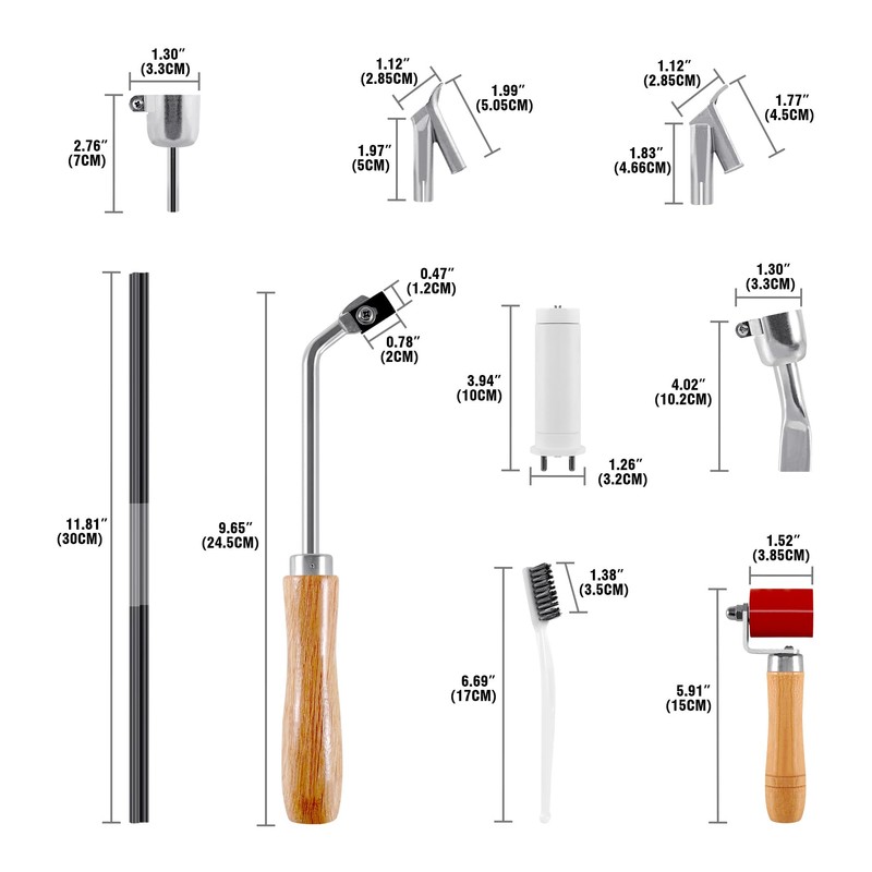 TRY-YEAN 1600W 110V Hot Air Welder Heating Gun, TPO PVC