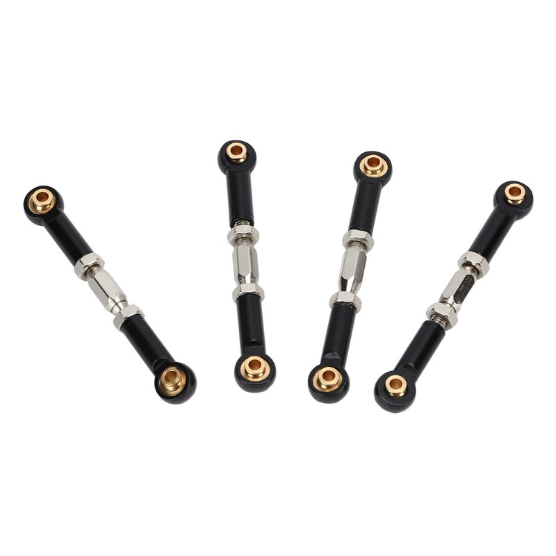 4Pcs RC Car Camber Links Black Aluminium Alloy Reduce Vibration