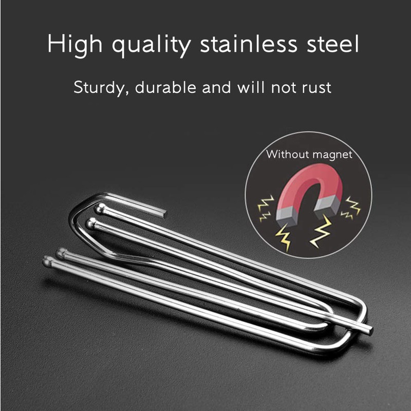 30 Pcs Stainless Steel Curtain Hooks Pinch Pleat Curtain Hook