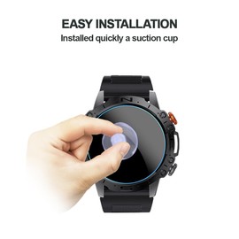 MIHENCE Screen Protector Compatible for ST19 1.43'' Smartwatch, 9H Tempered Glass Protective Film Compatible for SIEMORL ST19 / LIGE ST19 / ESFOE ST19 / LIGE K59 1.43 Inches Smart Watch (3PCS)