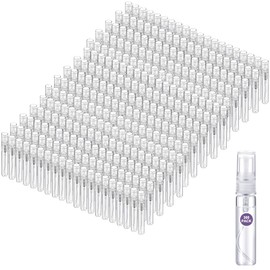 OKAY ORANGE 200 Pcs Mini Spray Bottle Clear Glass Perfume Bottles Refillable Perfume Sample Bottles Small Empty Sample Containers Travel Refillable Perfume Bottle (5ml)