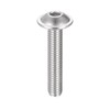 sourcing map Flanged Button Head Socket Cap Screws, M5*25mm Hex