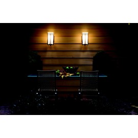 Kichler 49201BK, Tremillo Aluminum Outdoor Wall Sconce Lighting, 100 Watts, Black (Painted)