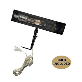 Royal Designs, Inc. Plug-in Picture Light, Gallery Lighting, 12 ft Cord with in-Line Hi/Low/Off Switch, PLP-2010-10-BLK, Black, 10.75 inch