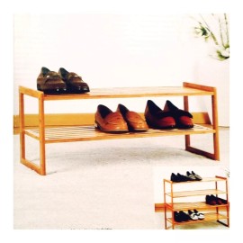 Hometrends Zapatera De Bambú Marca Trends  Envio