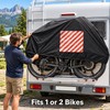 RV Caravan Rear Bike Cover for 1-2 Bicycles, 210D Oxford