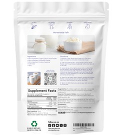Micro Ingredients Organic Inulin Fiber Powder, 2lb | Natural Prebiotic to Support Digestive & Gut Health | Soluble, Easily Digestible | Unflavored, Vegan