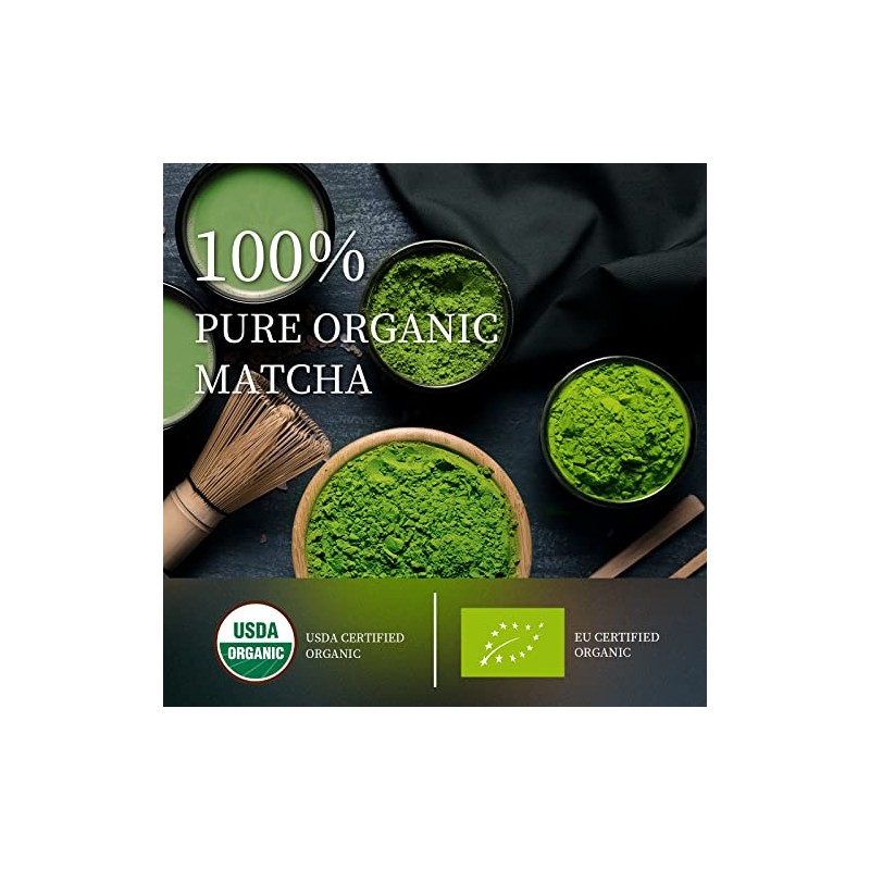 Chaism Organic Ceremonial Grade Matcha Packets - 20 Servings