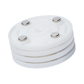 [4-Pack] Magnetic Spice Jar Organizers to Maximize Kitchen Storage - Easy to Install Pantry Organizer - Powerful Magnetic Organizer to Reduce Cupboard Clutter - Cabinet Organizers for Shelves