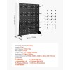 17 X 13 Inch Tabletop Pegboard Display Stand with 15
