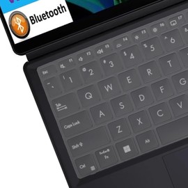 MUBUY Silicone Keyboard Skin Cover for 2024 ASUS ProArt PZ13 (HT5306) 13 inch Laptop Ultra Thin Protective Keyboard Skin US Layout -Clear