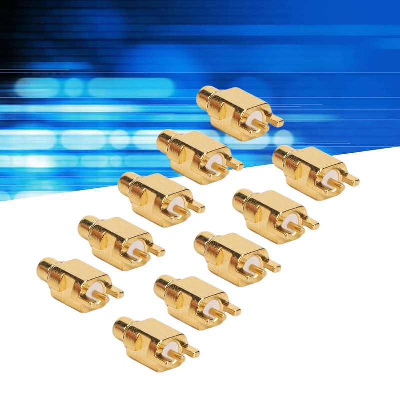 10Pcs MMCX JE Connector Solder 3 Pin for PCB Earphone