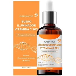 Vitamina C 20% + Vitamina E – Antioxidante, Antimanchas, Antiarrugas y Ácido Hialurónico para una Piel Hidratada, Lisa y Uniforme (1PC)