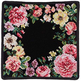 Fayler 184318012525 Women's Floral Crown Handkerchief, Black