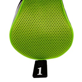 Andux golf club cover, wood driver, replaceable no. 3 from set MT/MG., Long Neck, Green, MT/MG24