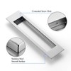 Ravinte Sliding Closet Door Handles Flush Pulls Recessed Finger Pulls
