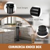 Nisorpa Coffee Knock Box,Commercial Floor-Standing Coffee Grounds Knock Box with