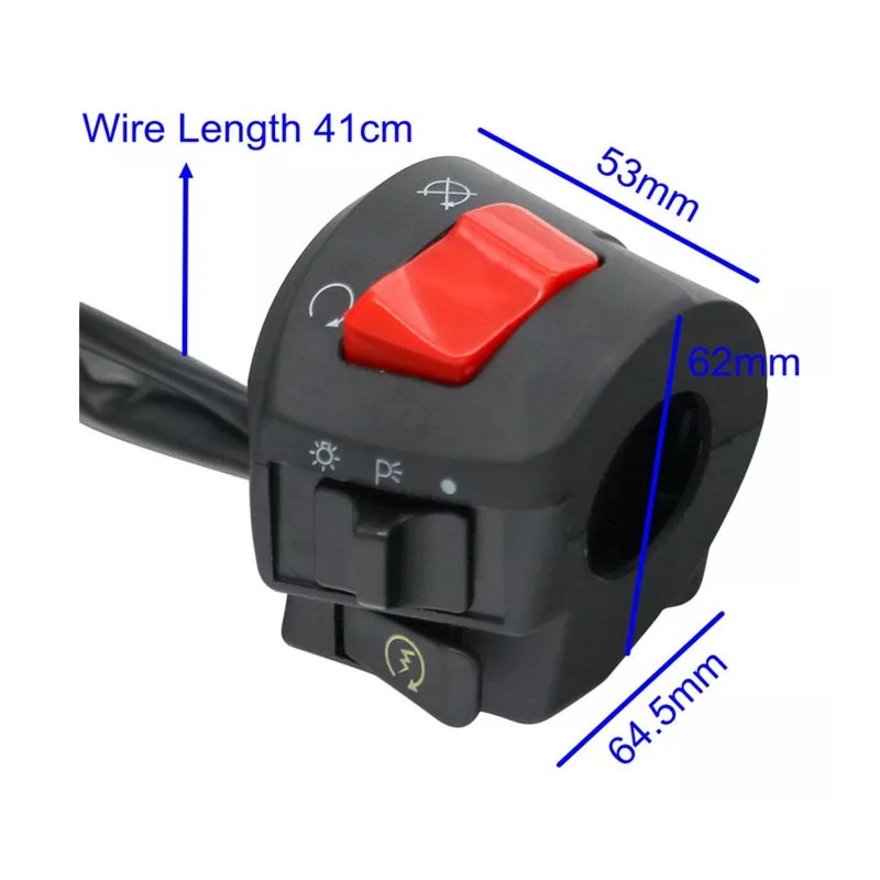 BOBOJIIIER Set Universal De Mandos Izquierdo Derecho Italika Fd150 250