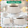 Lanpn 30 Inch Christmas Tree Collar, Plush Tree Collar Tree
