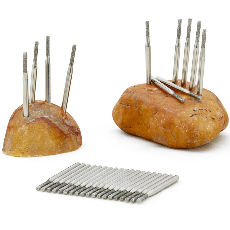 JINGLING 2.5mm Diamond Drill Bits for Stone Ceramic Glass 1/8"