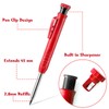 REEKNOKOL Carpenters Pencil, Solid Construction Pencil Carpenter Pencil Set with