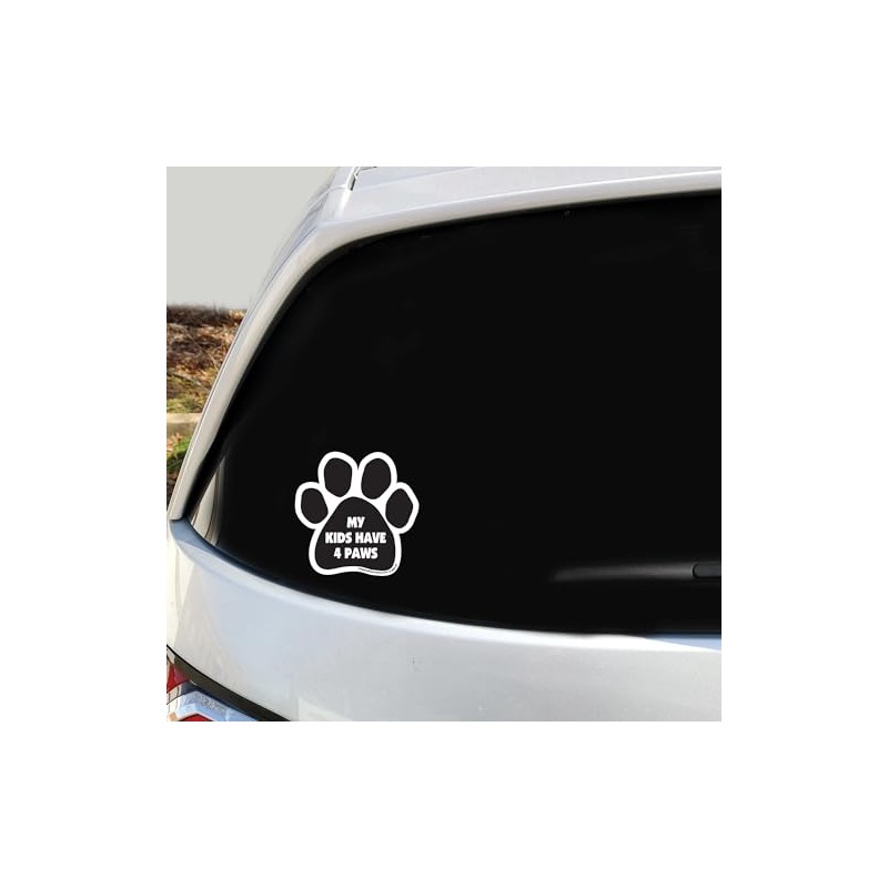 Imagine this D1660 Car Decal (My Kids Have 4 Paws),