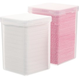 iplusmile Toallitas sin Pelusa y Fáciles de Almacenar para Extensiones de Pestañas Desechables 2 Cajas y Pegamento para Uñas para Uso en Salón Profesional Casa